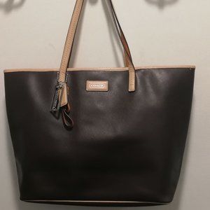 Coach Leather Tote Bag